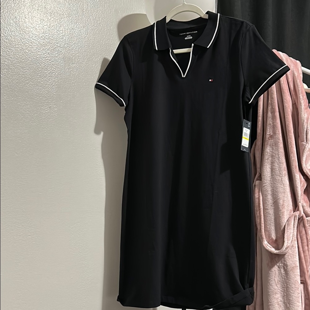 Tommy Hilfiger Black Polo Mini Dress